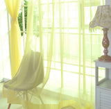 Curtains Solid Tulle Modern Curtains For Living Room Transparent Tulle Curtains Window Sheer For The Bedroom - My Store