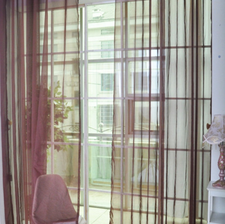 Curtains Solid Tulle Modern Curtains For Living Room Transparent Tulle Curtains Window Sheer For The Bedroom - My Store