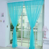 Curtains Solid Tulle Modern Curtains For Living Room Transparent Tulle Curtains Window Sheer For The Bedroom - My Store