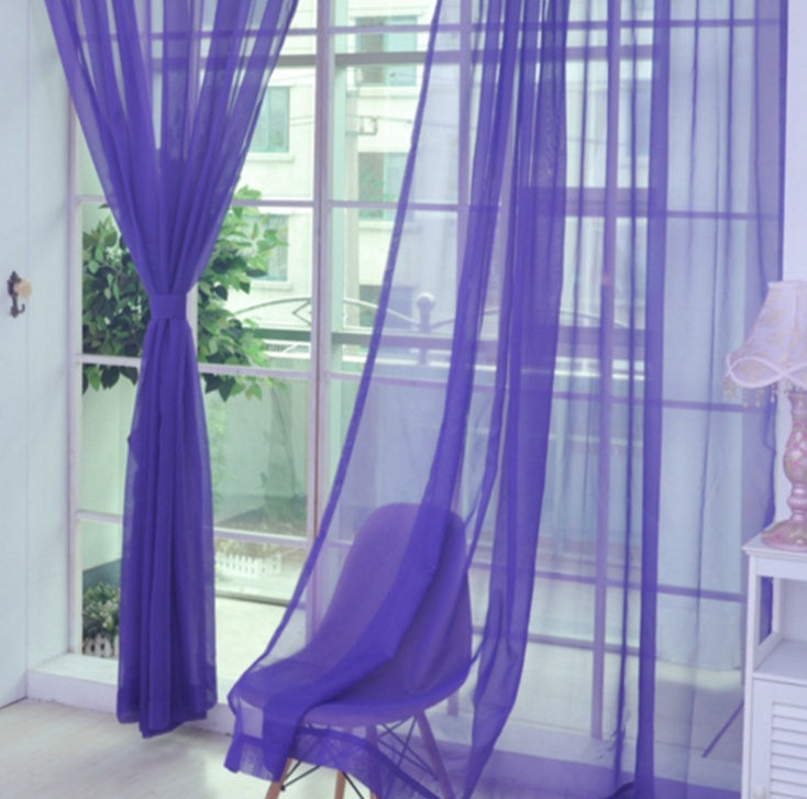 Curtains Solid Tulle Modern Curtains For Living Room Transparent Tulle Curtains Window Sheer For The Bedroom - My Store