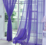Curtains Solid Tulle Modern Curtains For Living Room Transparent Tulle Curtains Window Sheer For The Bedroom - My Store