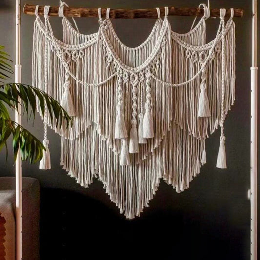 Wall Decor Hanging Piece Wall Hanging Tassel Tapestry - My Store