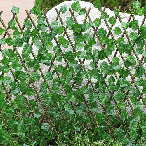 Simulation Fence Felescopic fence artificial flowers - My Store