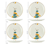 Dinner Plates Ceramic Steak Plate Web Porcelain - My Store
