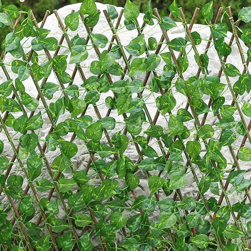 Simulation Fence Felescopic fence artificial flowers - My Store