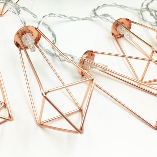Wrought iron water diamond hour light string - My Store