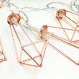 Wrought iron water diamond hour light string - My Store