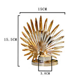 Golden Metal Candle Holder Candle Holder Table Decoration - My Store
