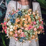 Mix And Match Artificial Flowers Fake Bouquets Indoor Plastic Flowers Dried Flowers - My Store