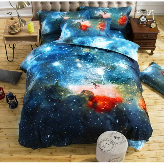 3D Print Bed Sheets Set Duvet Quilt Cover Sets Bed 4 Piece - My Store