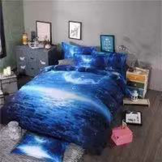 3D Print Bed Sheets Set Duvet Quilt Cover Sets Bed 4 Piece - My Store