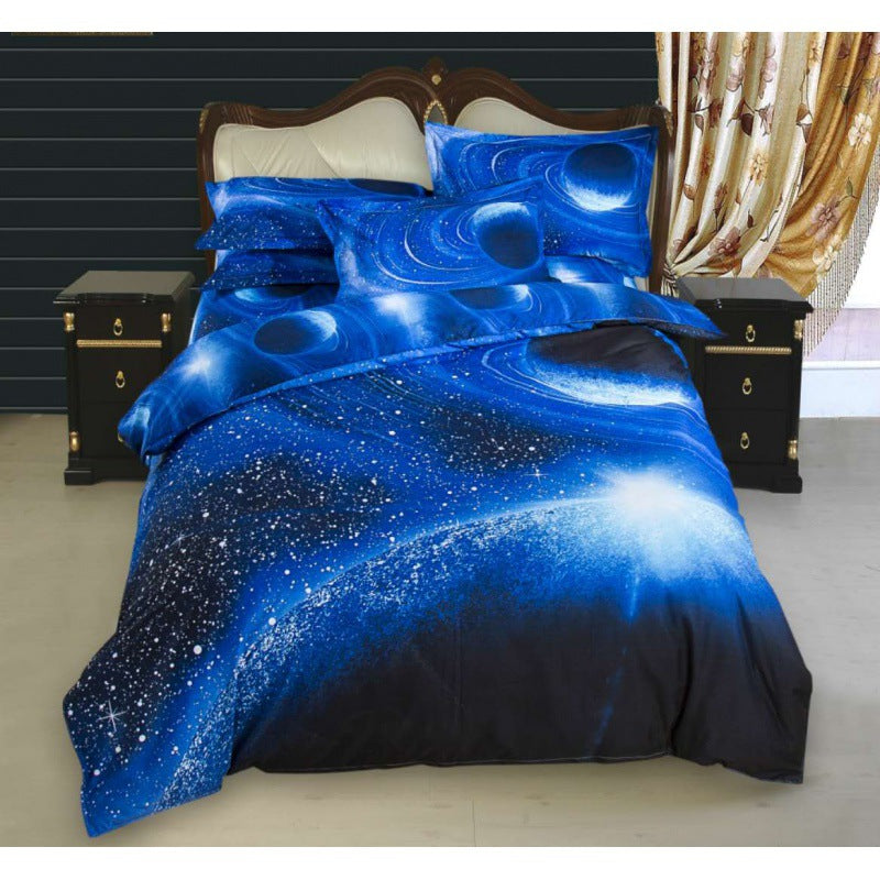 3D Print Bed Sheets Set Duvet Quilt Cover Sets Bed 4 Piece - My Store