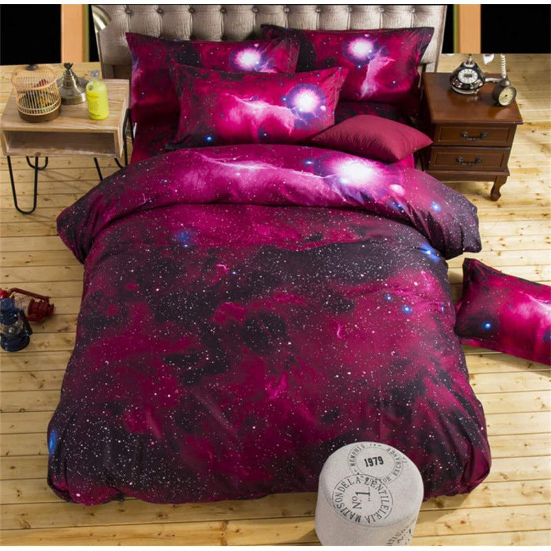 3D Print Bed Sheets Set Duvet Quilt Cover Sets Bed 4 Piece - My Store