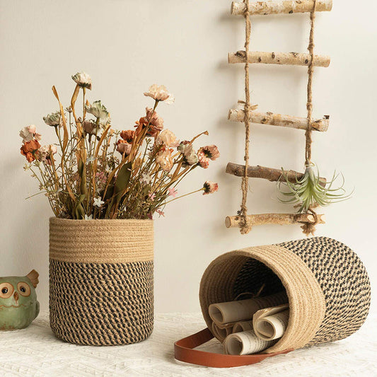 Rattan Wall Hanging Handmade Woven Hanging Basket - My Store