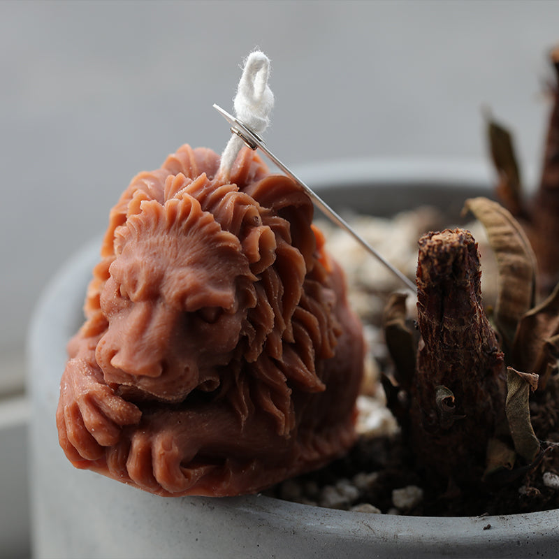 Lion Candle Mold Handmade Candle Scented Candle DIY Material - My Store