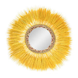 Wall Decoration Rattan Mirror Homestay Wall Mural Pendant - My Store