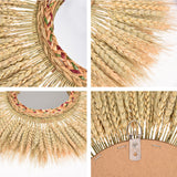 Wall Decoration Rattan Mirror Homestay Wall Mural Pendant - My Store