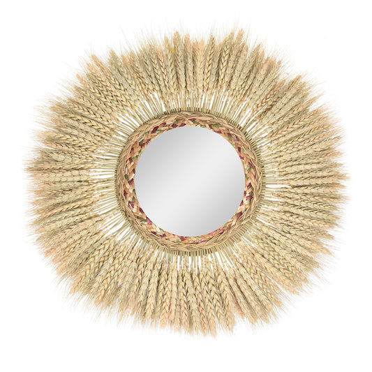 Wall Decoration Rattan Mirror Homestay Wall Mural Pendant - My Store