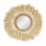 Wall Decoration Rattan Mirror Homestay Wall Mural Pendant - My Store