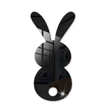 Easter Cartoon Rabbit Mirror Wall Sticker for Living Room Art Home Decor Vinyl Decal Acrylic Sticker Mural Wall Decor Wallpaper - My Store