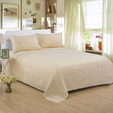 Pure Color Polyester Cotton Extra Bed Sheets Hotel Home - My Store