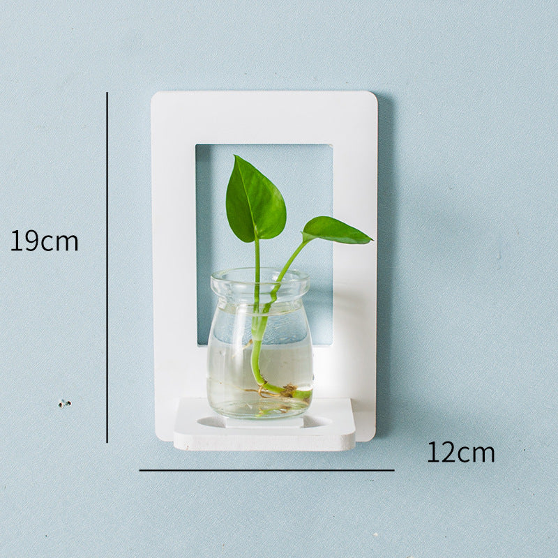 Creative Wall Hanging Wall Hydroponic Vase Hanging Transparent Flower Pot - My Store