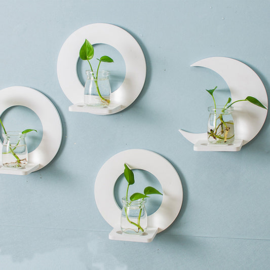 Creative Wall Hanging Wall Hydroponic Vase Hanging Transparent Flower Pot - My Store
