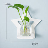 Creative Wall Hanging Wall Hydroponic Vase Hanging Transparent Flower Pot - My Store