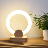 Wooden Art Circular Chandelier Nordic Style Living Room Dining Room Art Lamps - My Store