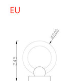 Wooden Art Circular Chandelier Nordic Style Living Room Dining Room Art Lamps - My Store