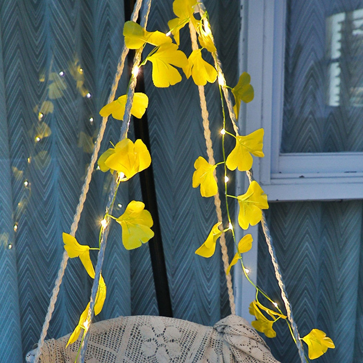 Maple Leaf Rattan Decorative Light String - My Store