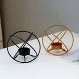 Metal Wrought Iron Candle Holder Creative Spherical Candle Holder - My Store