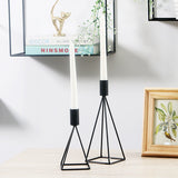 Candle Holder Candlelight Dinner Props Romantic Iron Art Household Simple Single Head Candle Holder Black Candle Holder - My Store