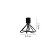 Candle Holder Candlelight Dinner Props Romantic Iron Art Household Simple Single Head Candle Holder Black Candle Holder - My Store