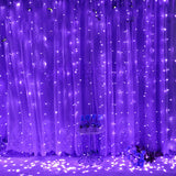 Voltage Curtain Light 3x3 Meters 300 Lights Icicle Light Solar Holiday Lantern String Waterproof Copper Wire String Light - My Store