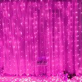 Voltage Curtain Light 3x3 Meters 300 Lights Icicle Light Solar Holiday Lantern String Waterproof Copper Wire String Light - My Store