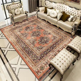 Vintage Bohemian Carpet for Living Room Rectangle Area Rugs Persian Style Rectangle Area Rugs Soft Non-Slip Bedroom Study Mats - My Store