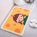 1PC Ins Simple Bathroom Floret Carpet Flower Area Rugs Anti Slip - My Store