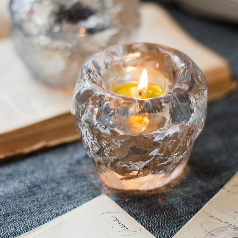 Decorative Tabletop Ornaments Glass Romantic Candle Light Cup - My Store