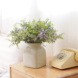 Artificial Flowers Eucalyptus Leaves Gypsophila Bunches Home Decoration Fake Flowers - My Store