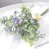 Artificial Flowers Eucalyptus Leaves Gypsophila Bunches Home Decoration Fake Flowers - My Store