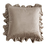 Jacquard Ruffle Cushion Cover Velvet Sofa Cushion Pillow Cover - My Store