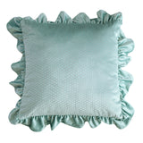 Jacquard Ruffle Cushion Cover Velvet Sofa Cushion Pillow Cover - My Store