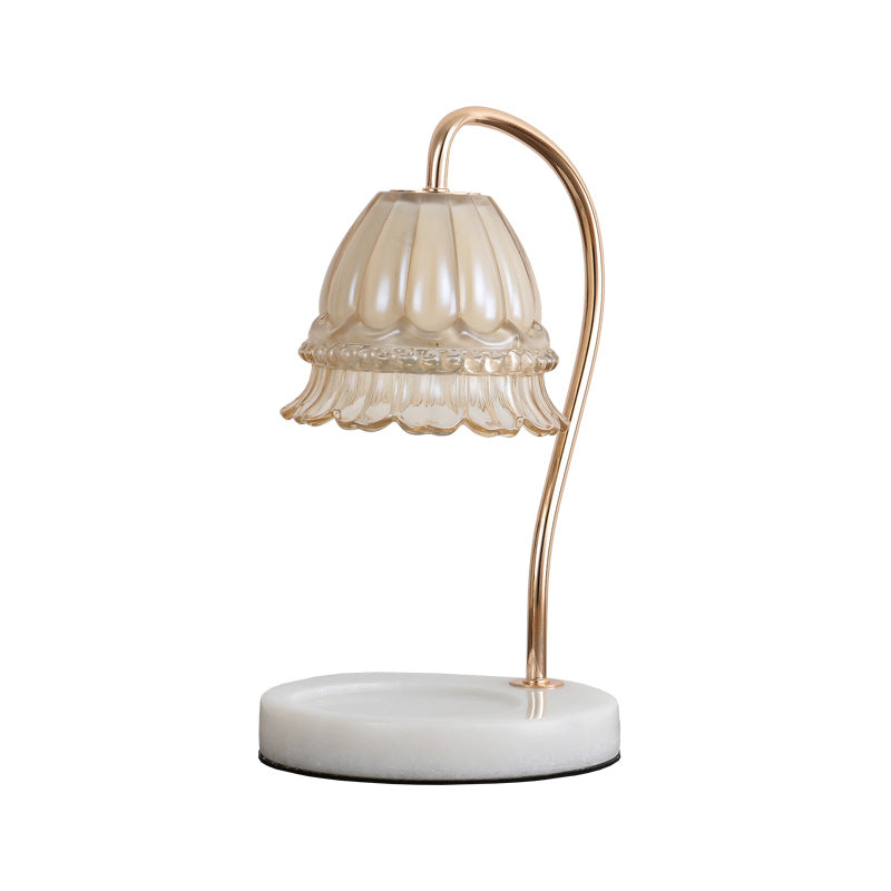 Aromatherapy Melting Candle Romantic European Marble Melting Candle Indoor Table Lamp Aromatherapy Candle Dimming Lamp Melting Candle - My Store