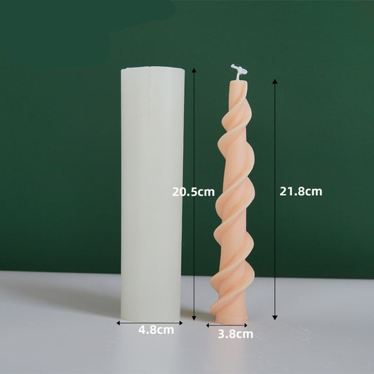 Screw Wax Silicone Mold Rotating Lace Candle Mold - My Store