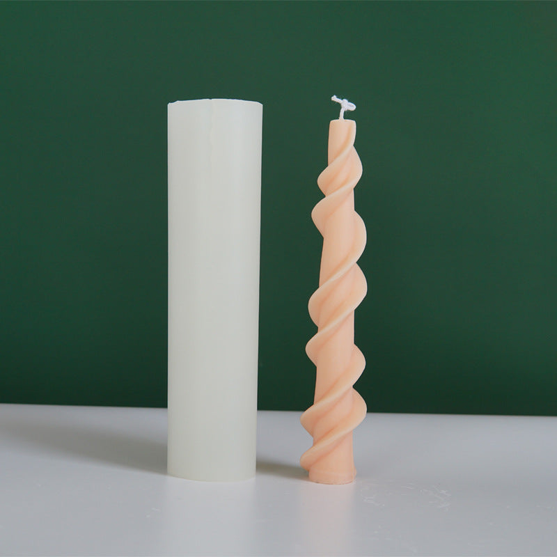 Screw Wax Silicone Mold Rotating Lace Candle Mold - My Store