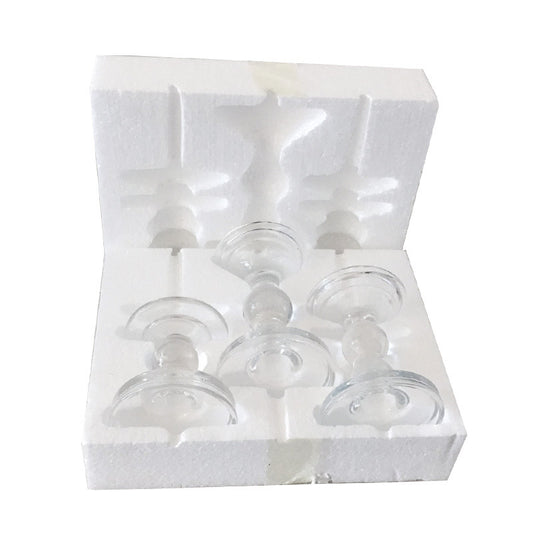 Candle Holders For 3 Inches Pillar Candle Or 7 8 Inch Taper Candle, Candlestick Holder Set Of 3 For Wedding Or Home Decoration - My Store