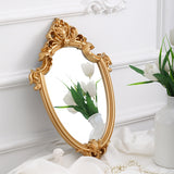 Retro Palace Wall Mirror Embossed Home Decoration Hanging Bathroom Mirror - My Store