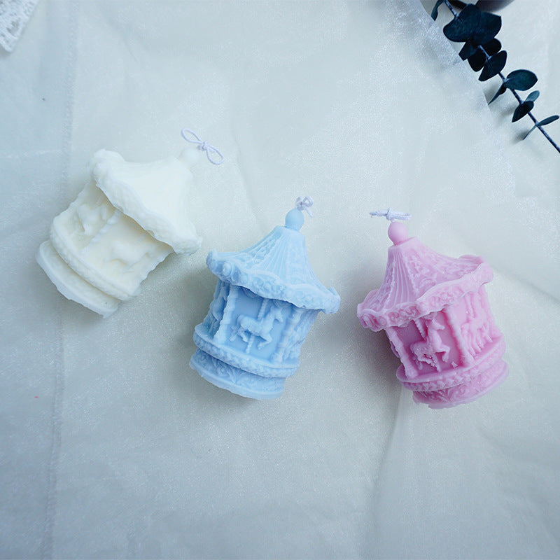Carousel Candle Mold Handmade Candle Silicone Mold - My Store