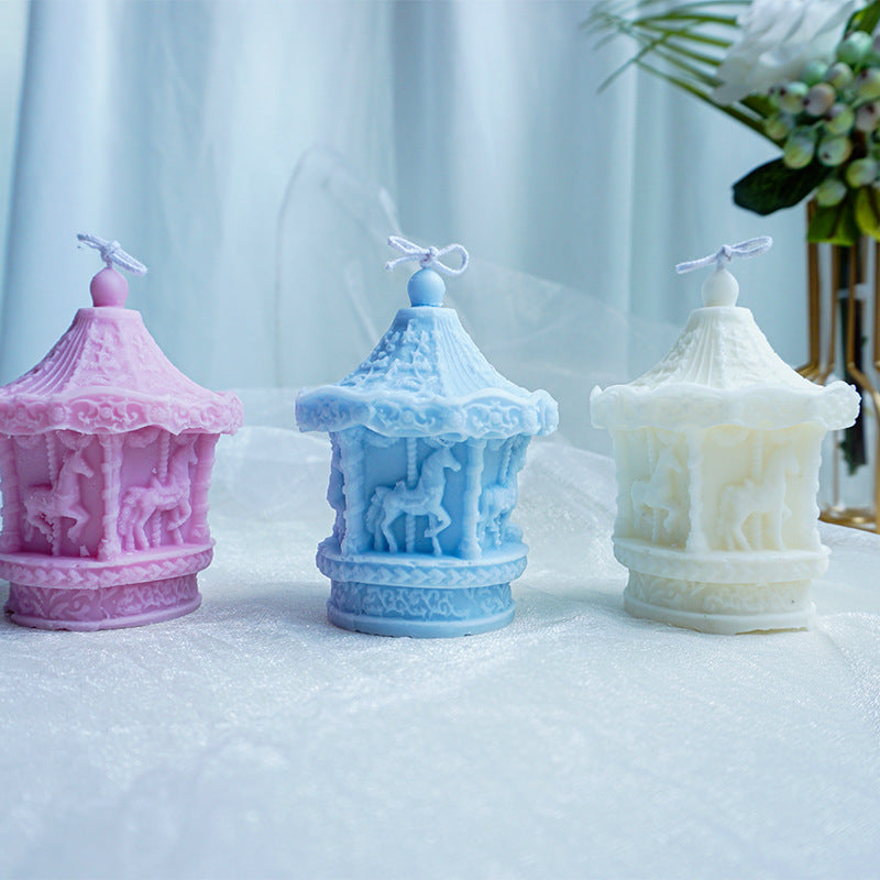 Carousel Candle Mold Handmade Candle Silicone Mold - My Store